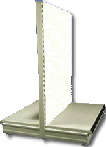8001050 Double Sided Metal Gondola Bay 665mm x 1800mm High.