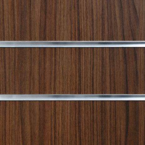 NEW Walnut Slatwall | Slat | Slot Wall Panel 1200mm x 1200mm.