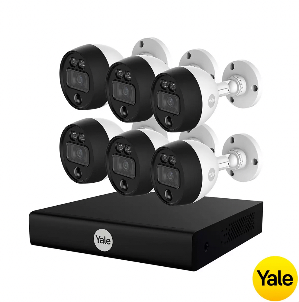 Yale 6 Camera Smart Motion CCTV Kit