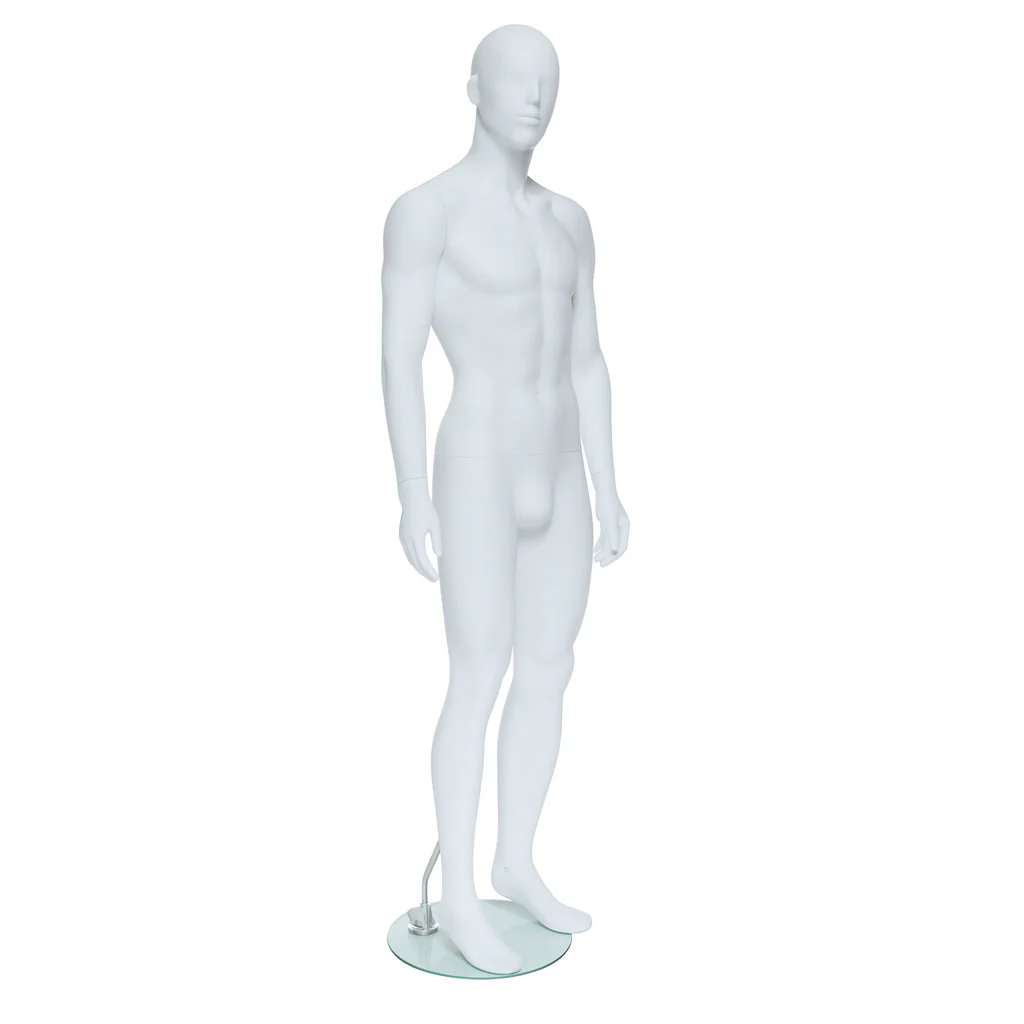 2001301 Male Mannequin with Abstract Head Full Body Display