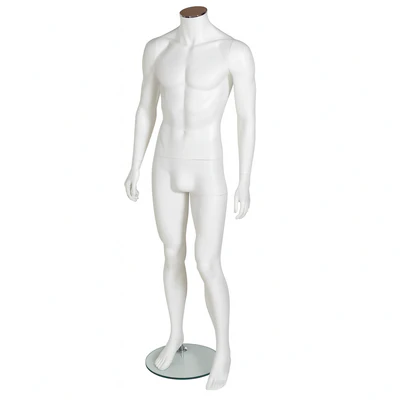 2001334 Chrome Neck Male Mannequin Full Body Display