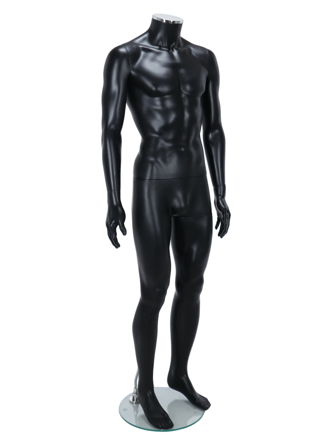 2001333B Male Mannequin Chrome Neck