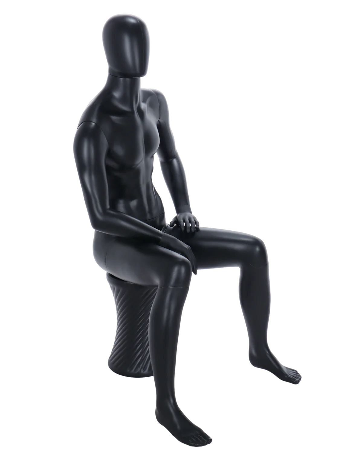 2001341B Male Mannequin With Sitting Display